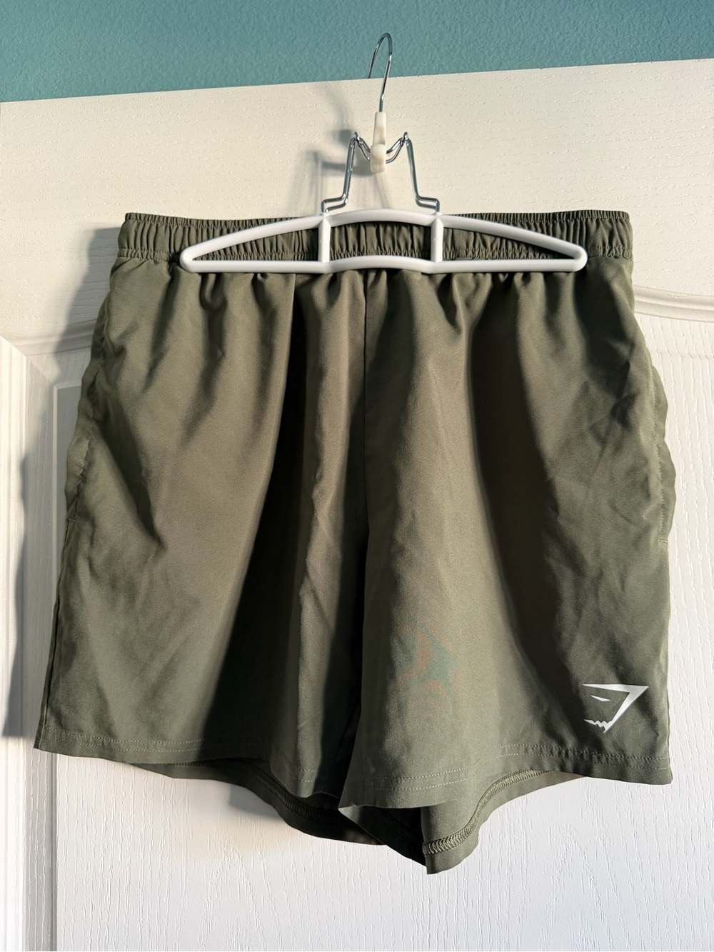 Gymshark Men’s Olive Training Shorts - Dark Green